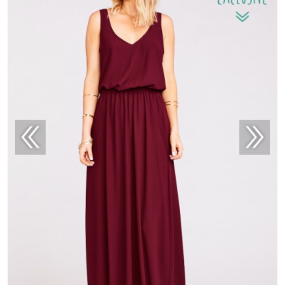 Show me your mumu Kendall Maxi in Merlot